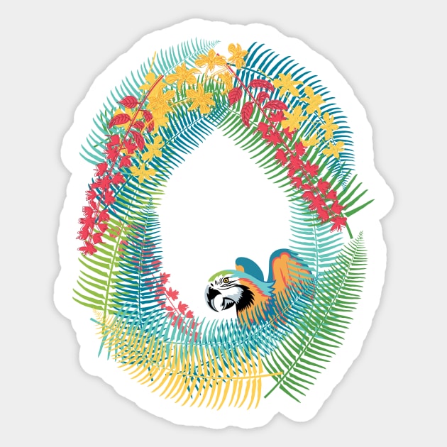 Parrot Sticker by SWON Design